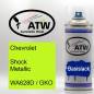 Preview: Chevrolet, Shock Metallic, WA628D / GKO: 400ml Sprühdose, von ATW Autoteile West.